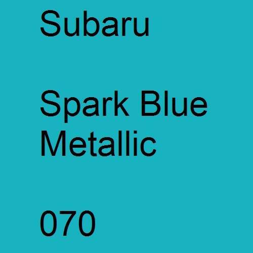 Subaru, Spark Blue Metallic, 070.